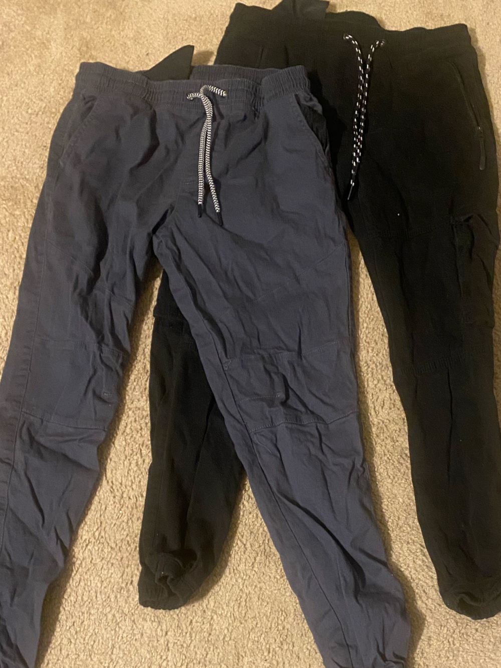 Public Supply NYC Kids Jogger Pants in Navy and Black